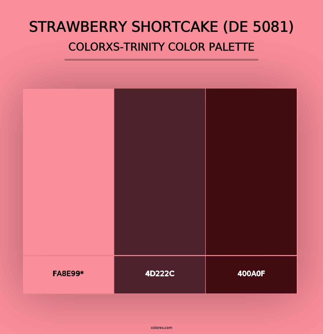 Strawberry Shortcake (DE 5081) - Colorxs Trinity Palette