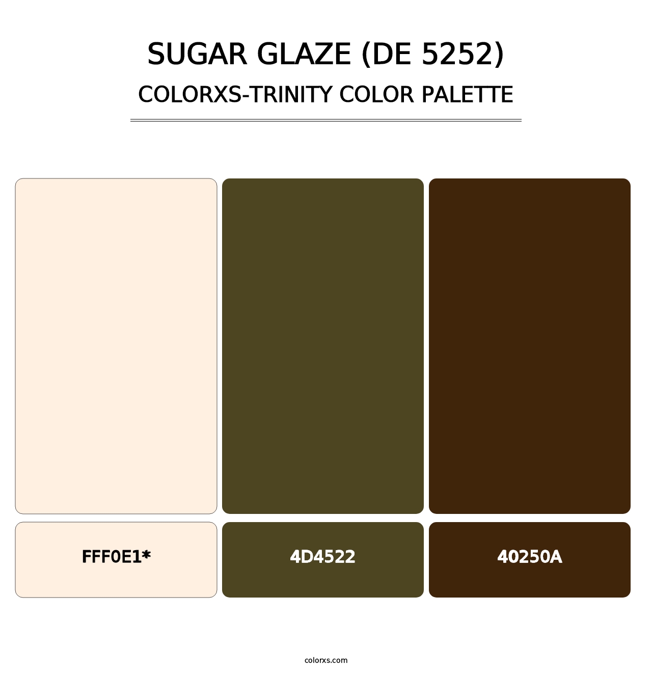 Sugar Glaze (DE 5252) - Colorxs Trinity Palette