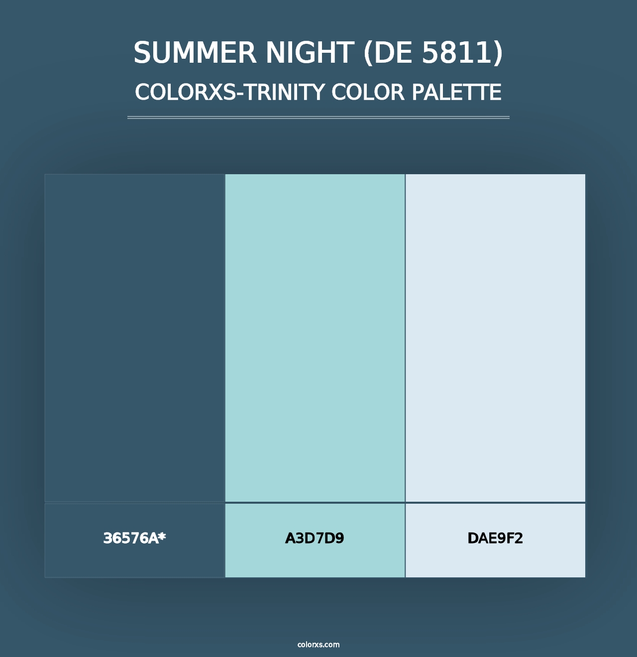 Summer Night (DE 5811) - Colorxs Trinity Palette