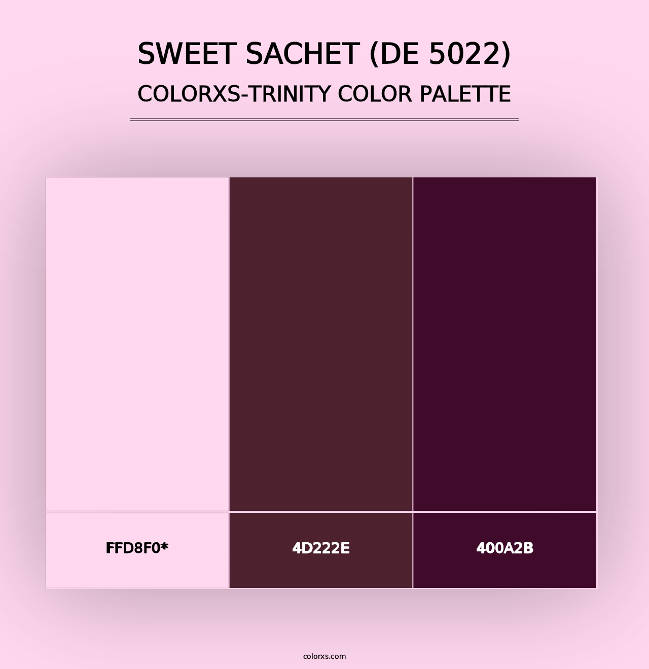 Sweet Sachet (DE 5022) - Colorxs Trinity Palette