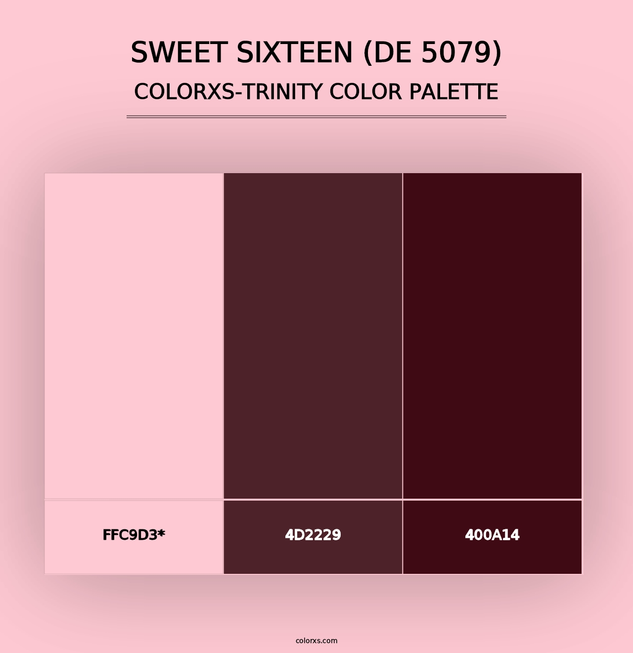 Sweet Sixteen (DE 5079) - Colorxs Trinity Palette