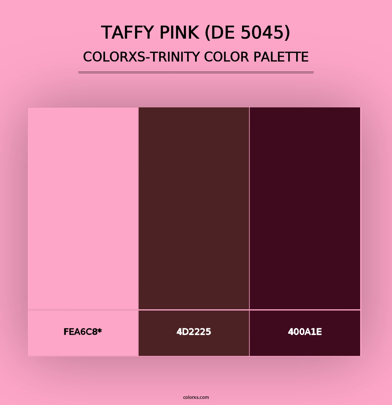 Taffy Pink (DE 5045) - Colorxs Trinity Palette