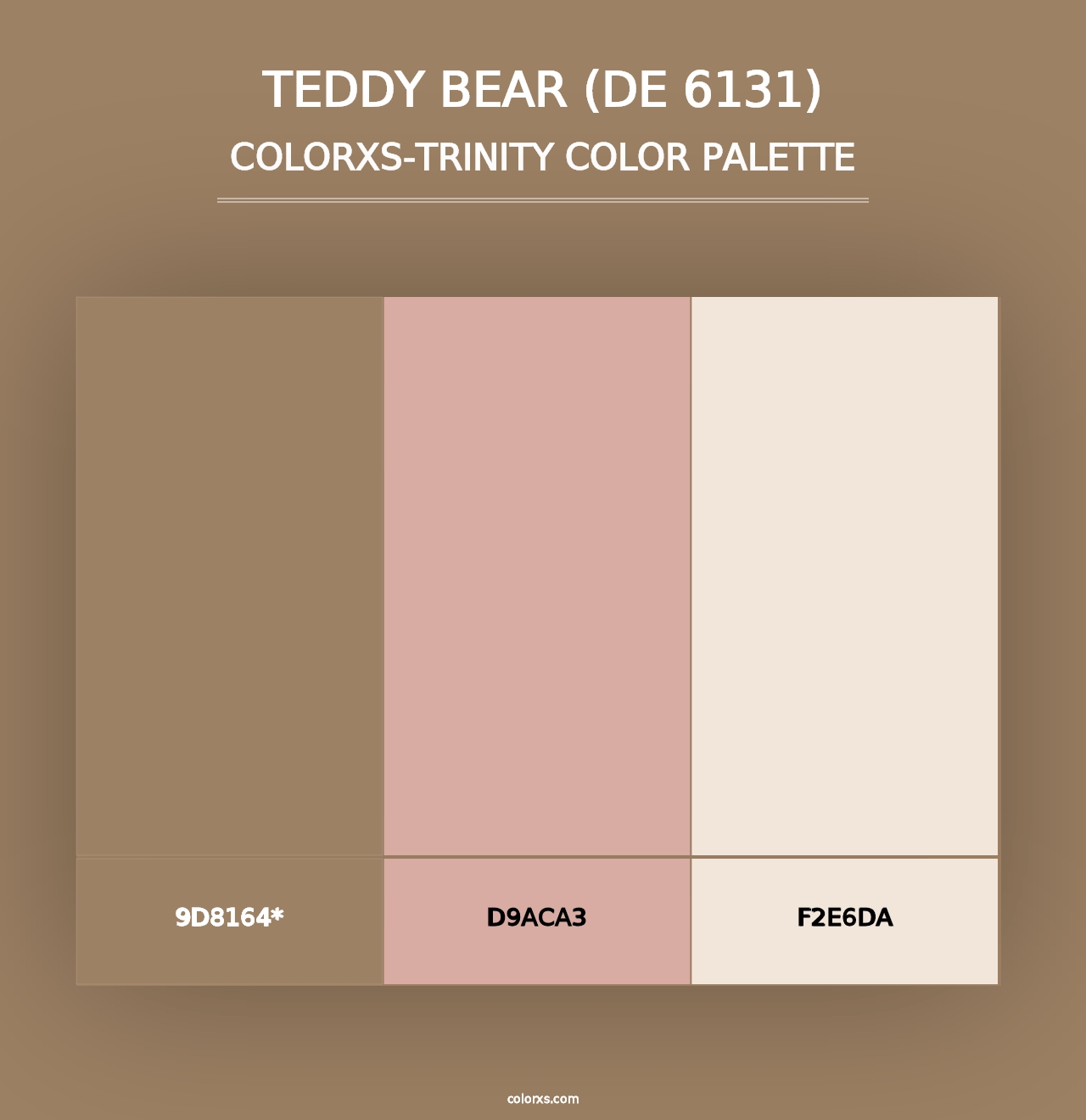 Teddy Bear (DE 6131) - Colorxs Trinity Palette