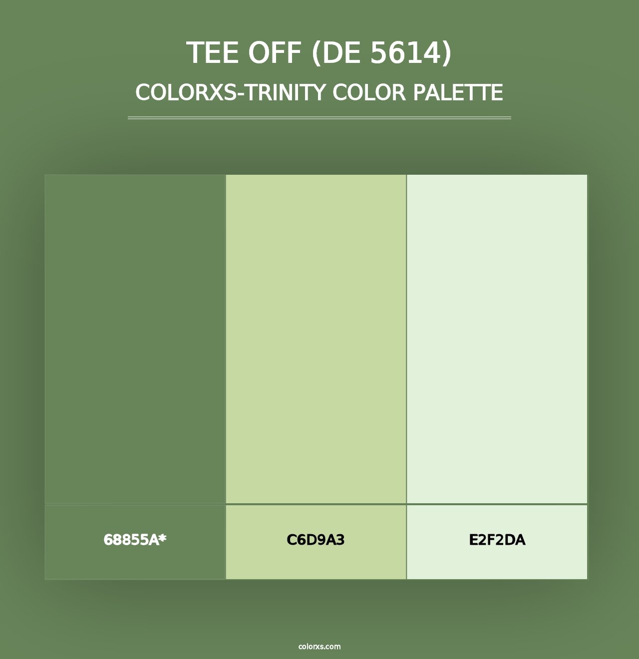 Tee Off (DE 5614) - Colorxs Trinity Palette