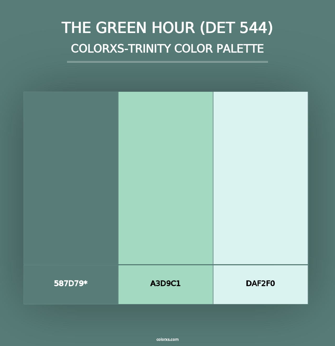 The Green Hour (DET 544) - Colorxs Trinity Palette