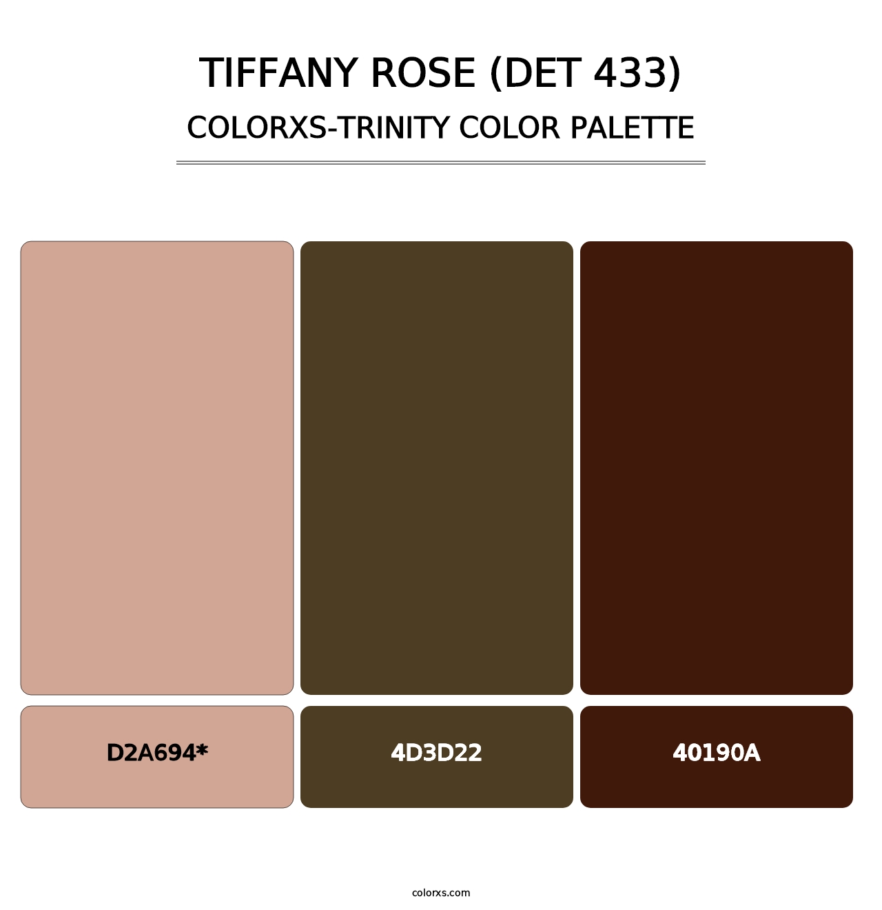 Tiffany Rose (DET 433) - Colorxs Trinity Palette