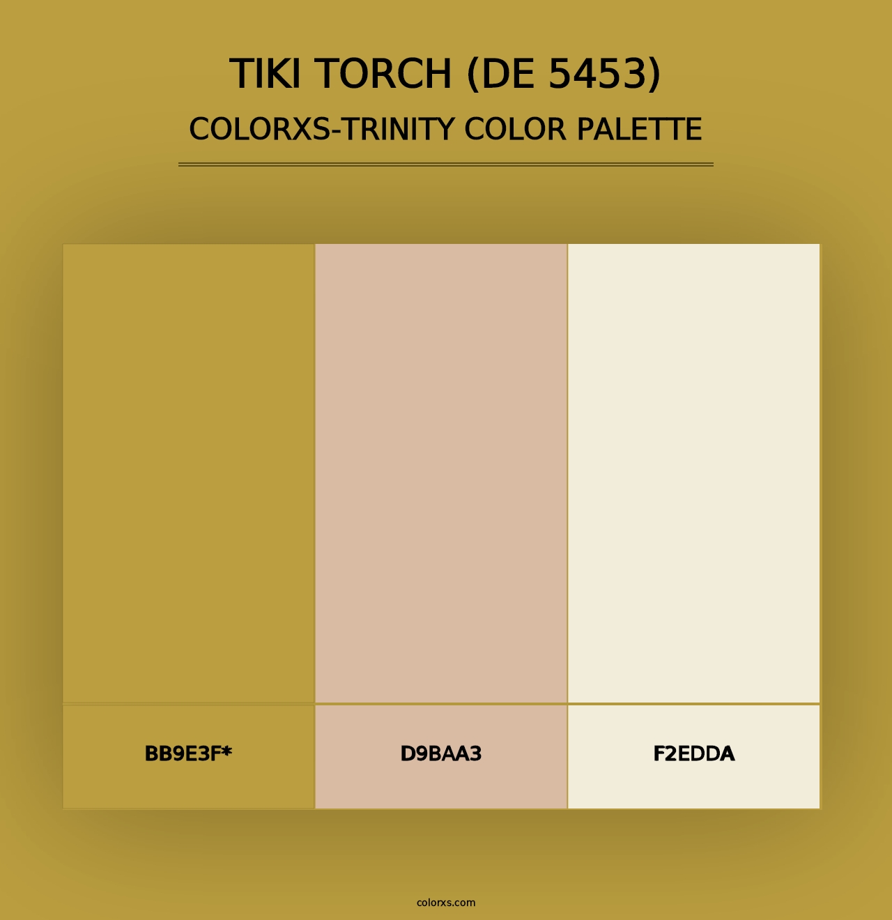 Tiki Torch (DE 5453) - Colorxs Trinity Palette