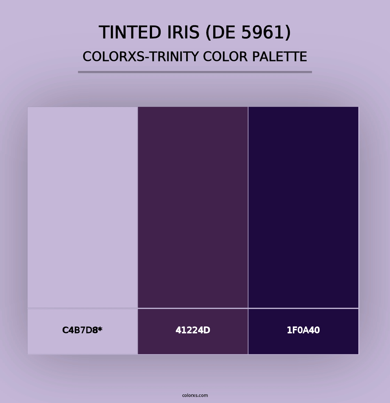 Tinted Iris (DE 5961) - Colorxs Trinity Palette