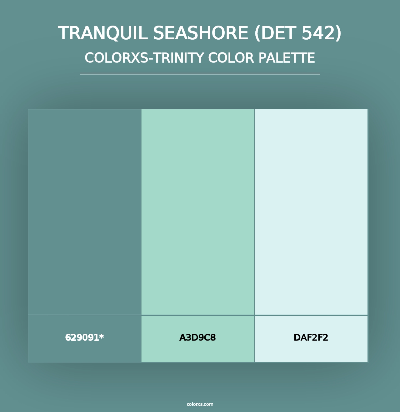 Tranquil Seashore (DET 542) - Colorxs Trinity Palette