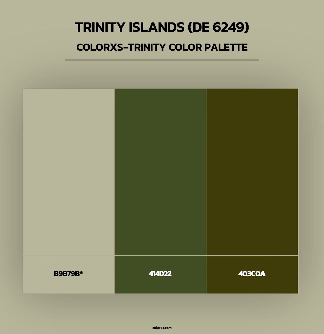 Trinity Islands (DE 6249) - Colorxs Trinity Palette