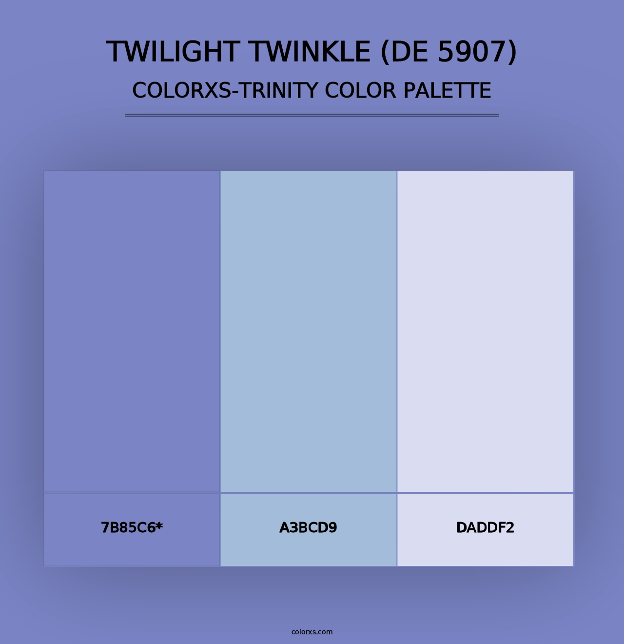 Twilight Twinkle (DE 5907) - Colorxs Trinity Palette