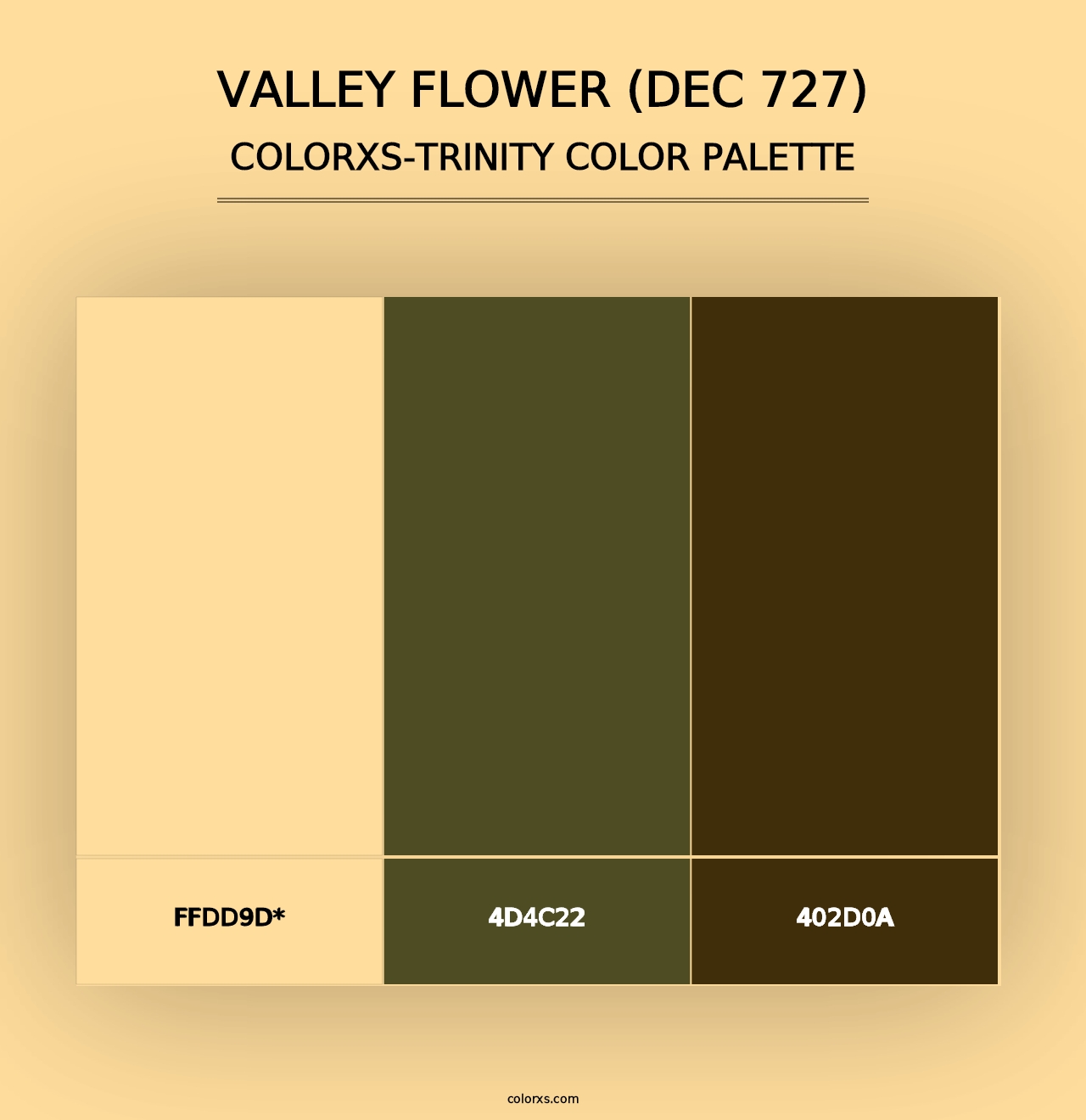 Valley Flower (DEC 727) - Colorxs Trinity Palette