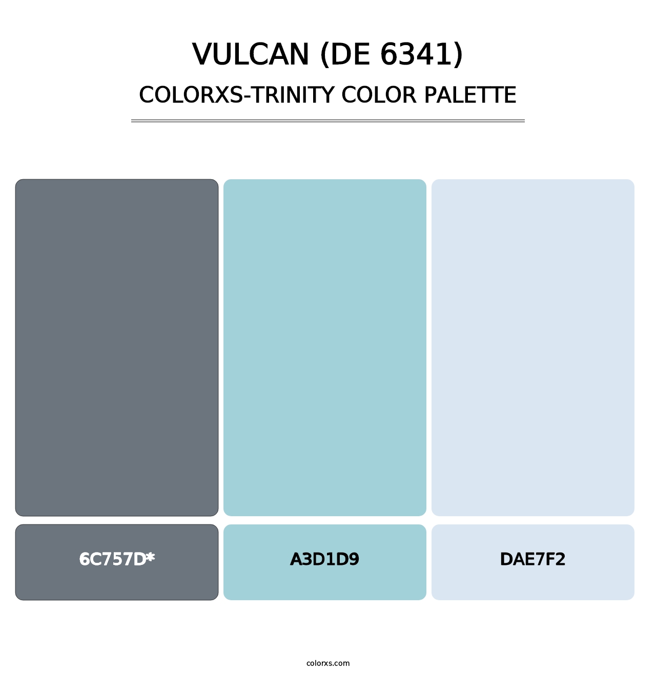 Vulcan (DE 6341) - Colorxs Trinity Palette