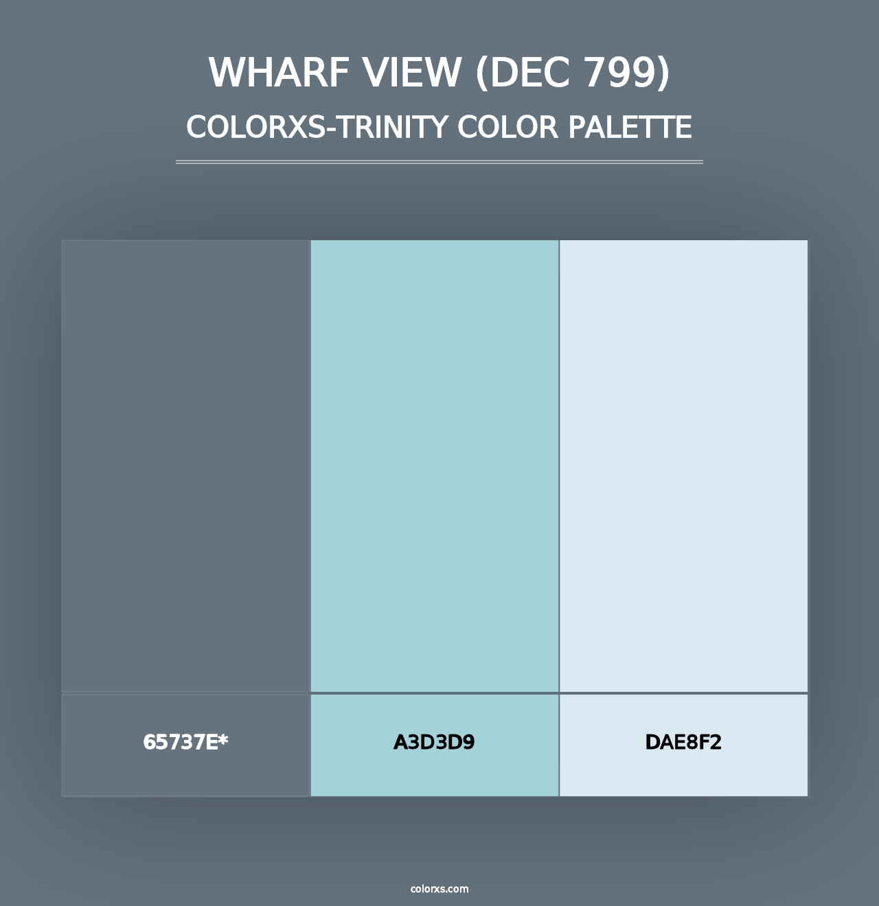 Wharf View (DEC 799) - Colorxs Trinity Palette