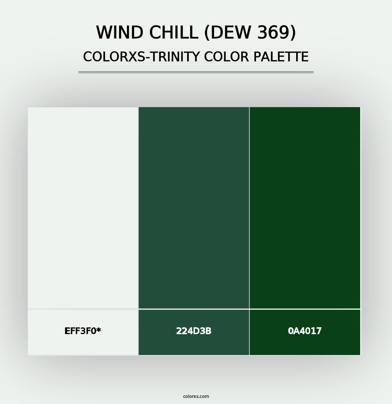 Wind Chill (DEW 369) - Colorxs Trinity Palette