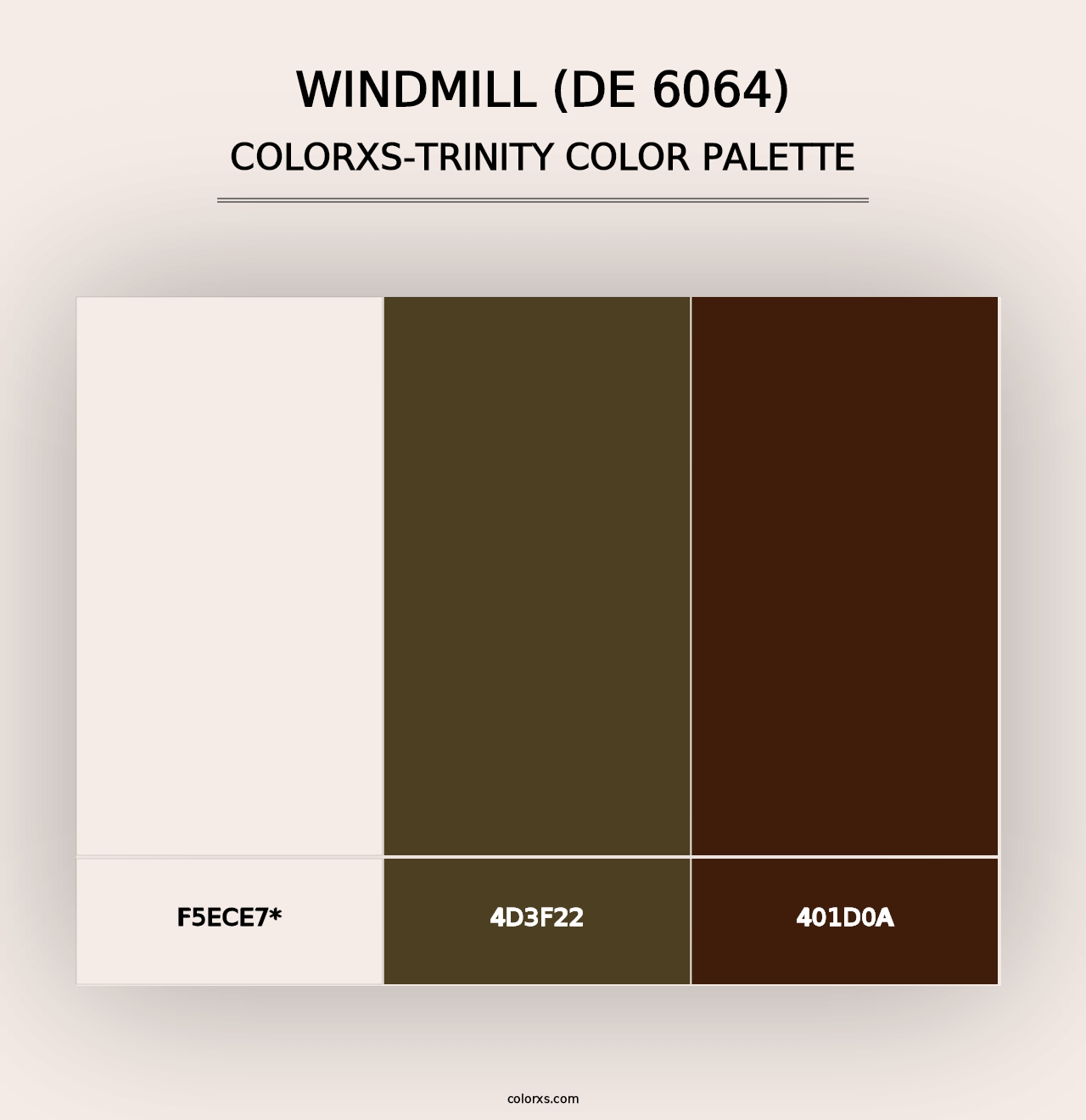 Windmill (DE 6064) - Colorxs Trinity Palette