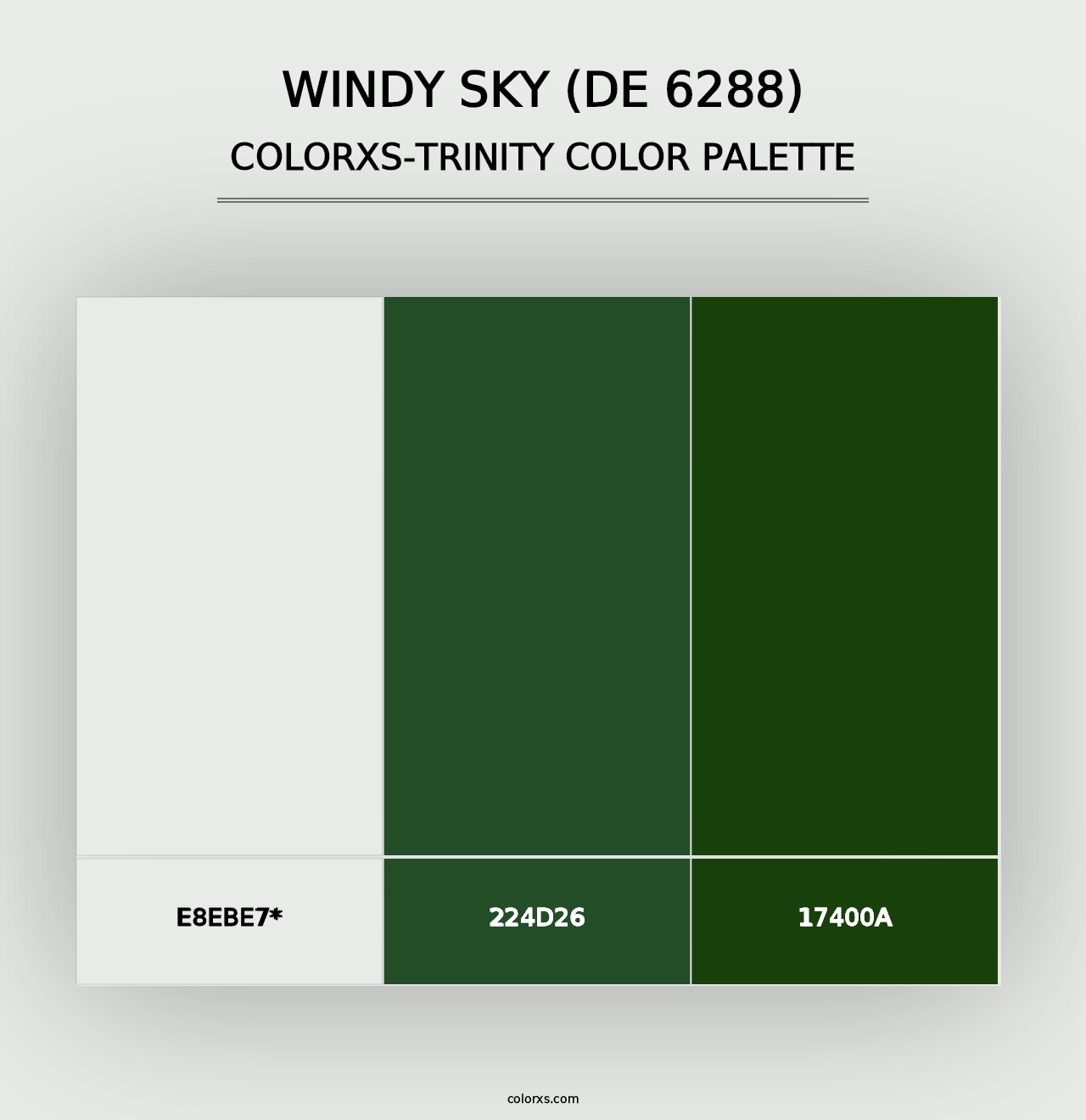 Windy Sky (DE 6288) - Colorxs Trinity Palette