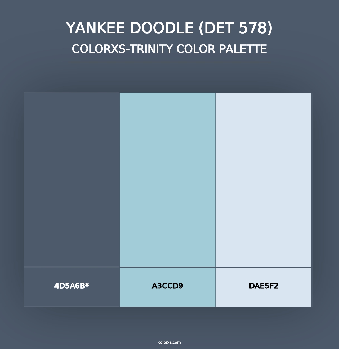 Yankee Doodle (DET 578) - Colorxs Trinity Palette