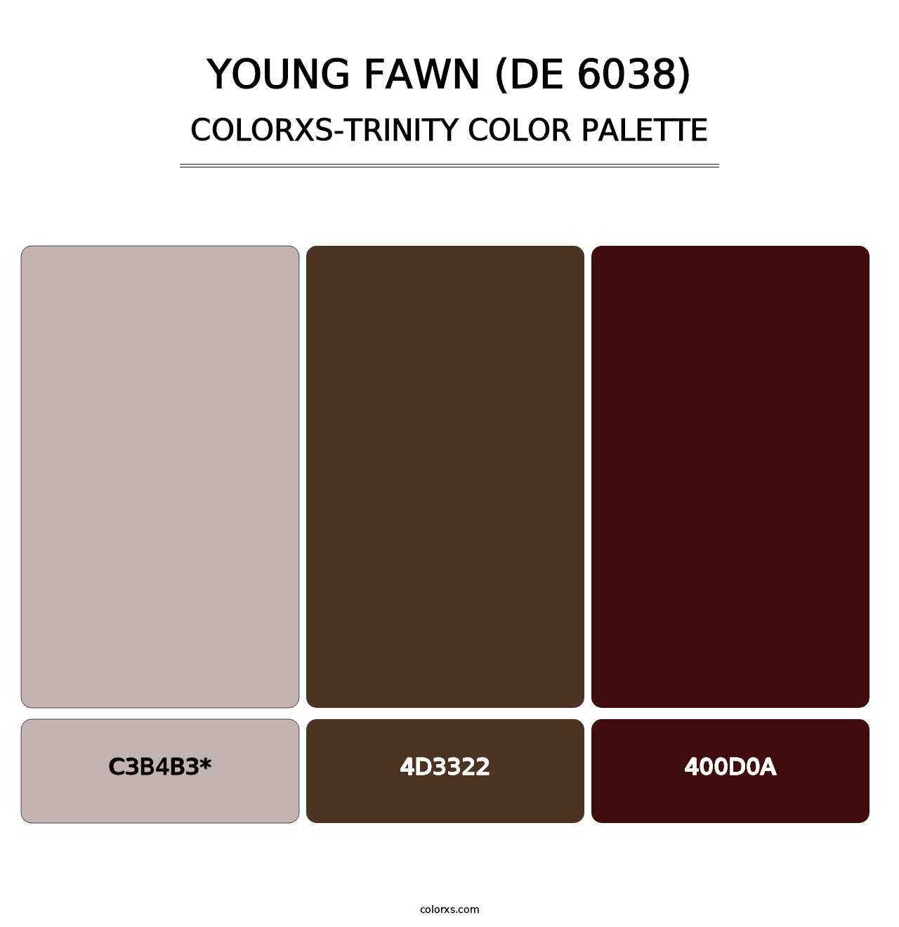 Young Fawn (DE 6038) - Colorxs Trinity Palette