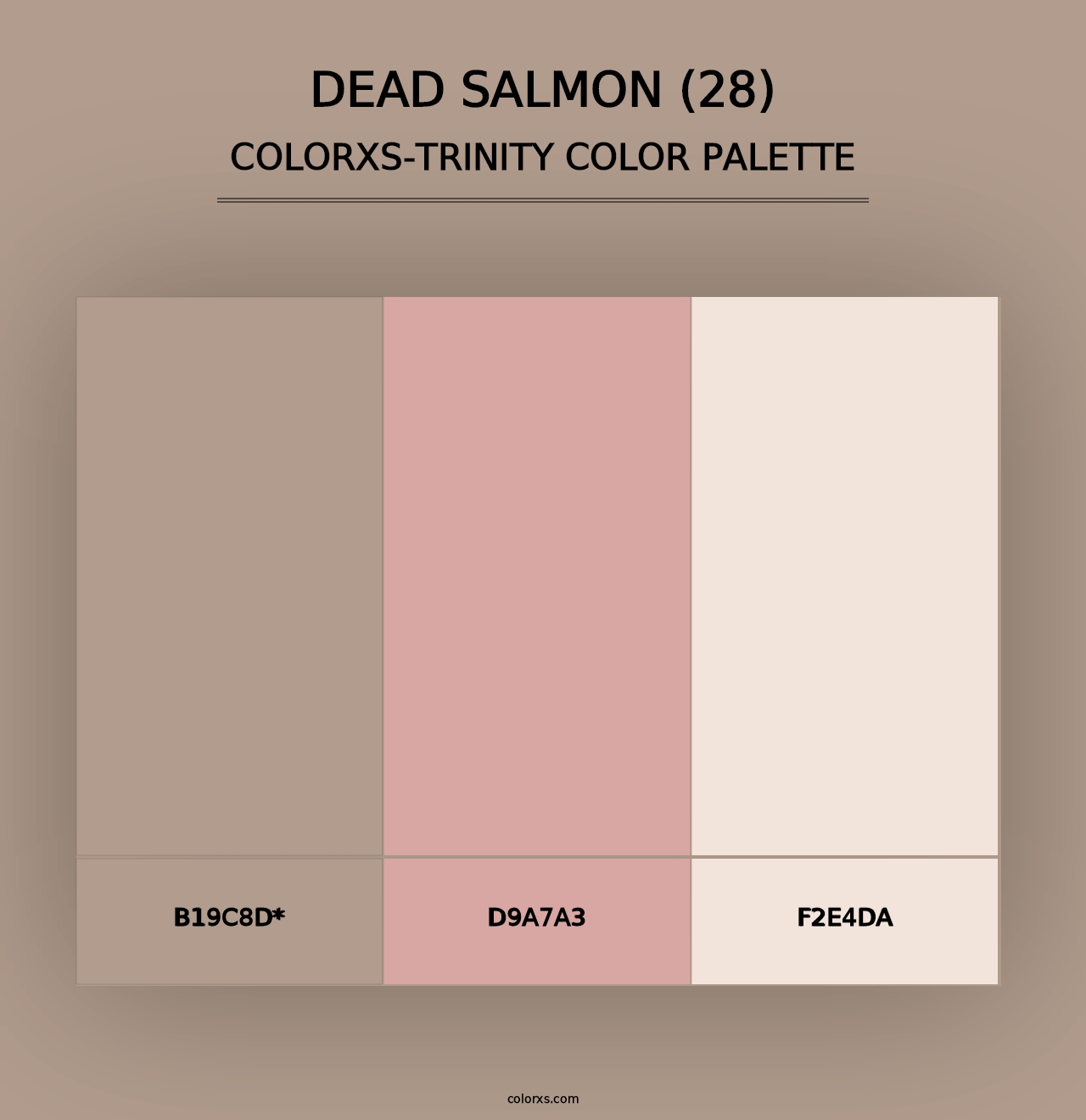 Dead Salmon (28) - Colorxs Trinity Palette