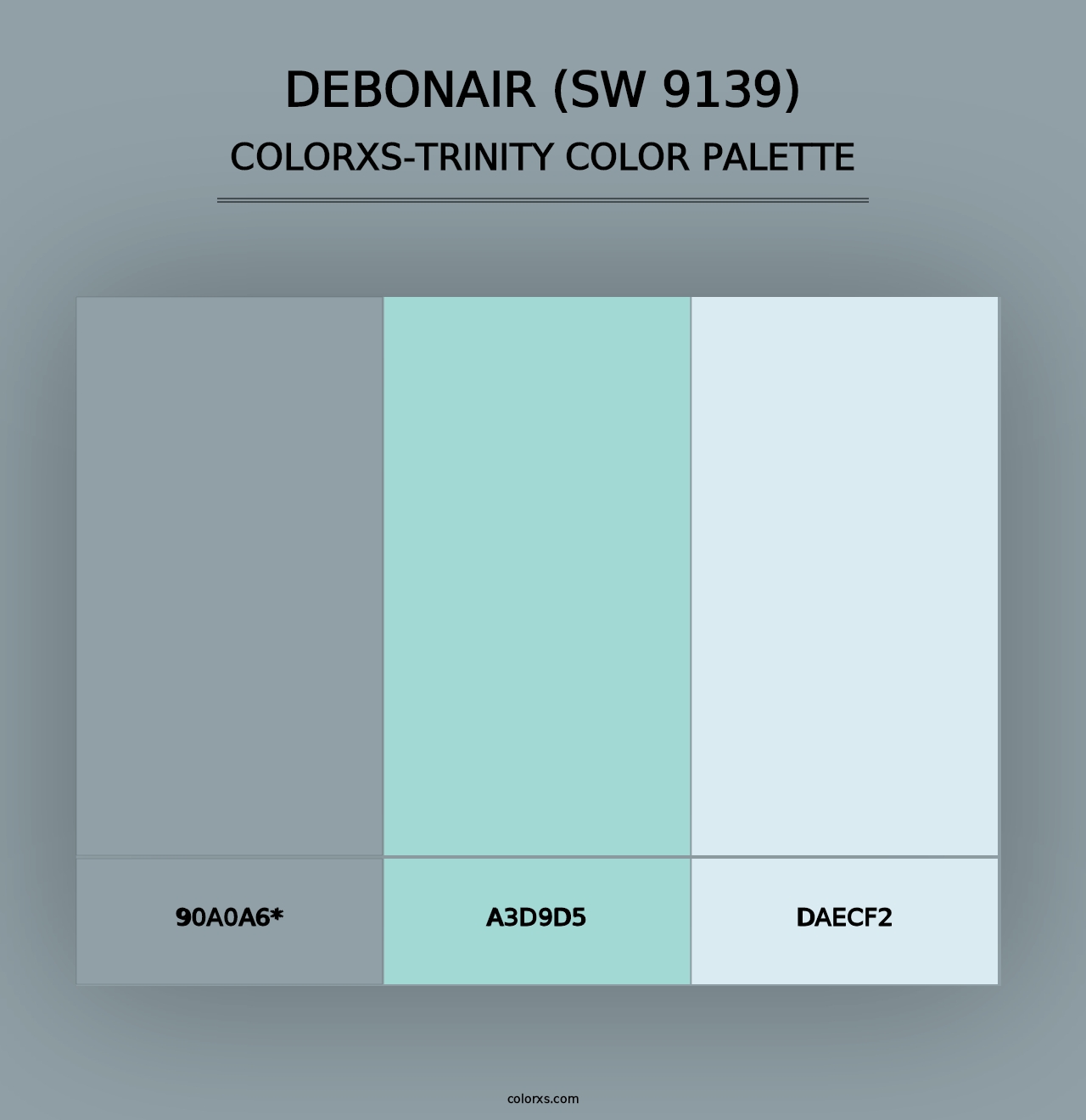 Debonair (SW 9139) - Colorxs Trinity Palette