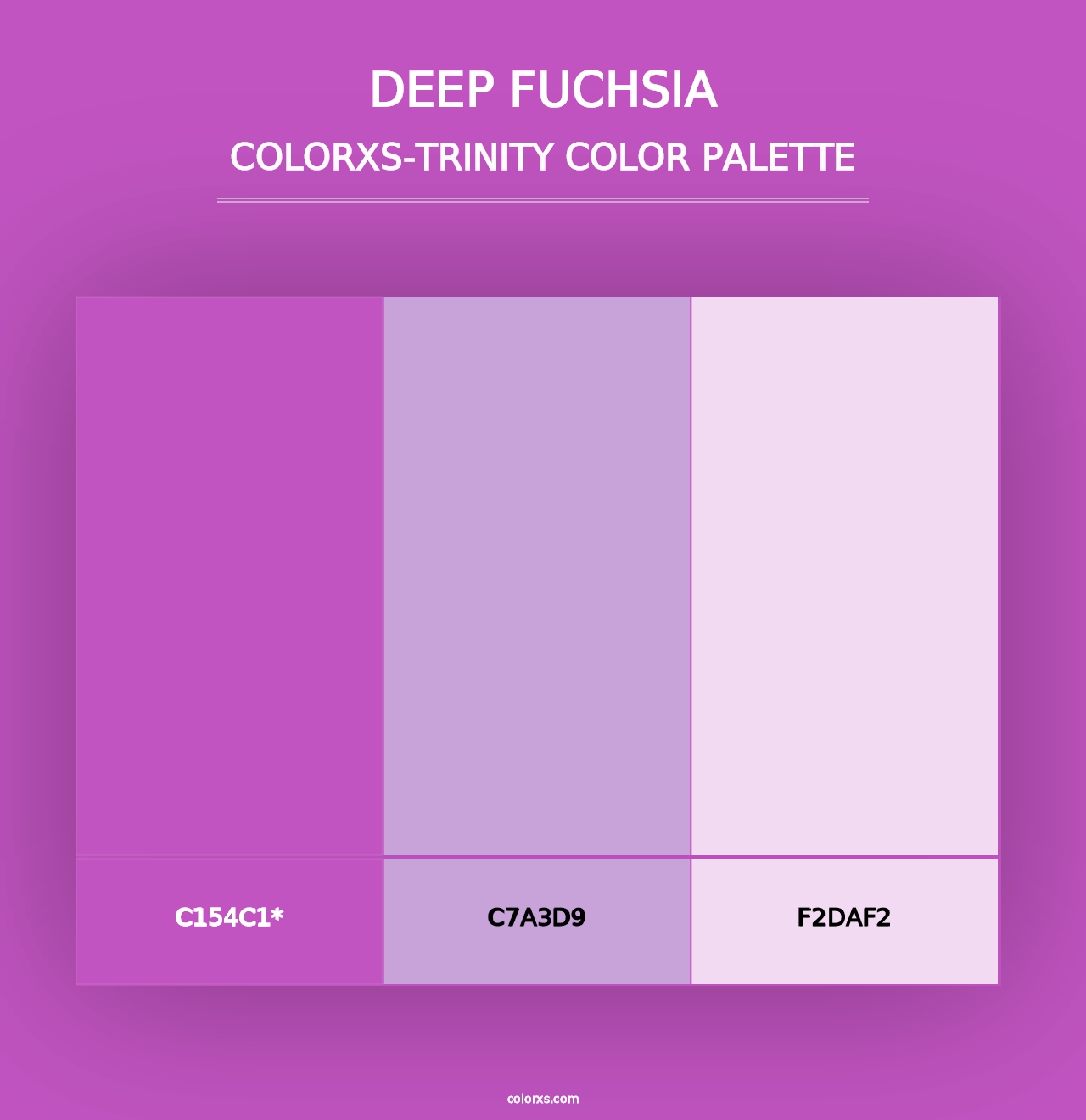 Deep Fuchsia - Colorxs Trinity Palette