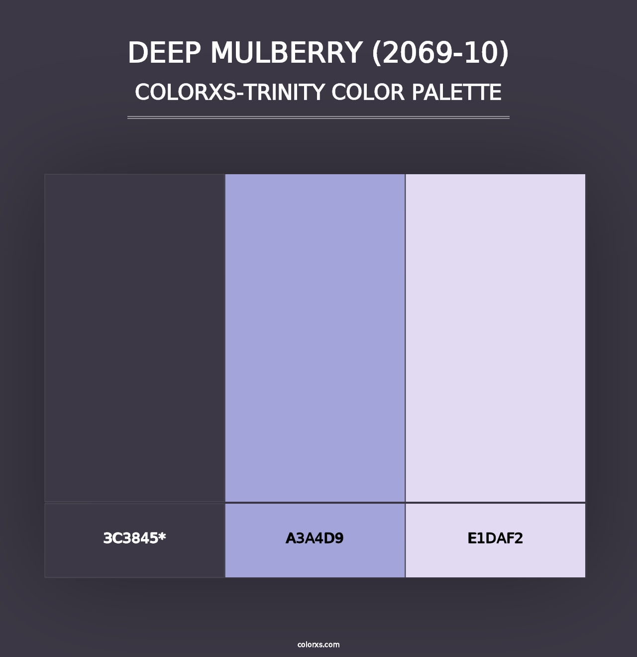 Deep Mulberry (2069-10) - Colorxs Trinity Palette