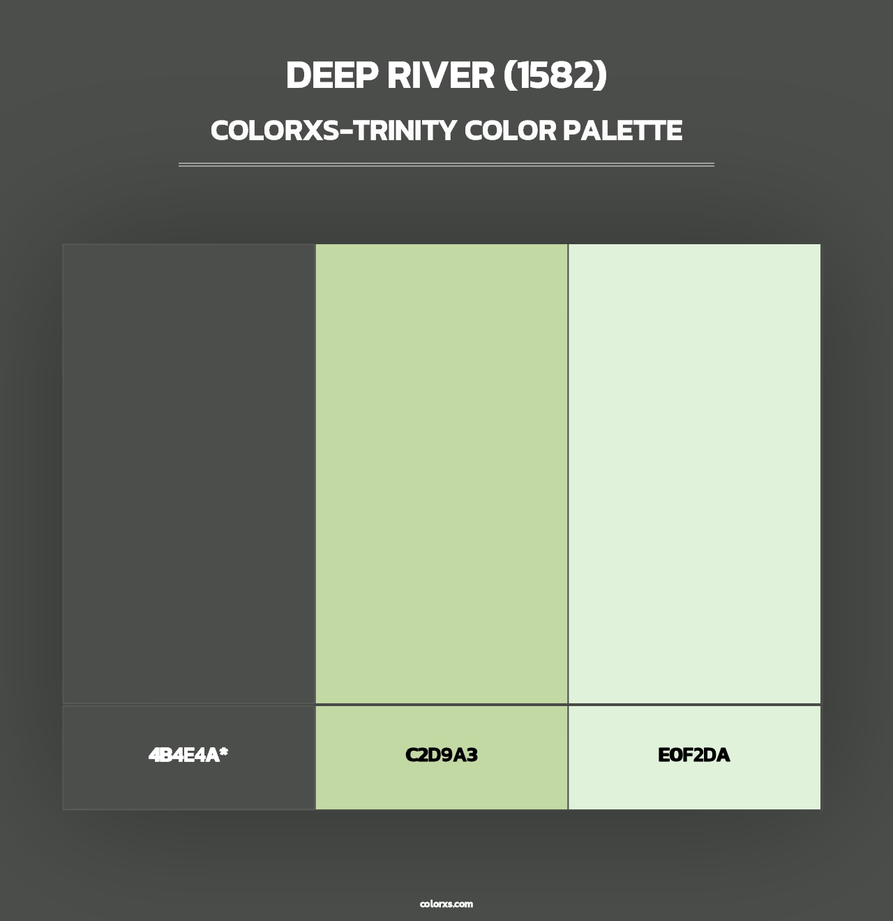 Deep River (1582) - Colorxs Trinity Palette