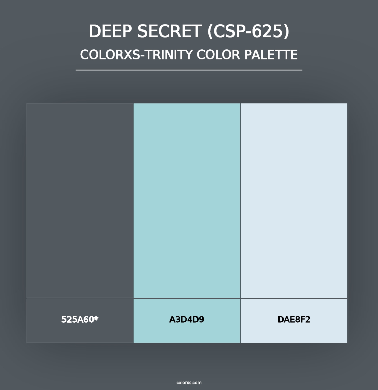 Deep Secret (CSP-625) - Colorxs Trinity Palette