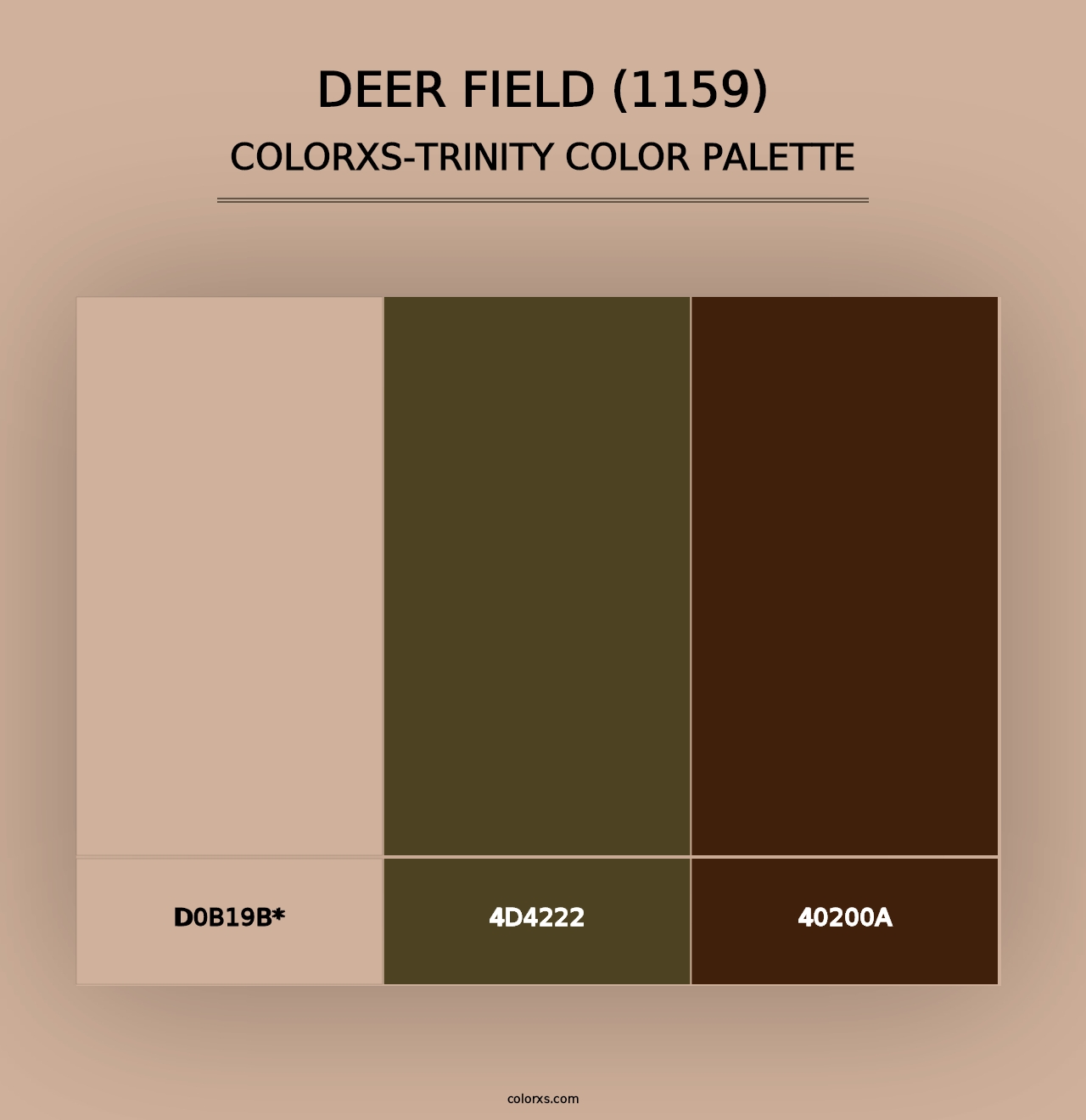 Deer Field (1159) - Colorxs Trinity Palette