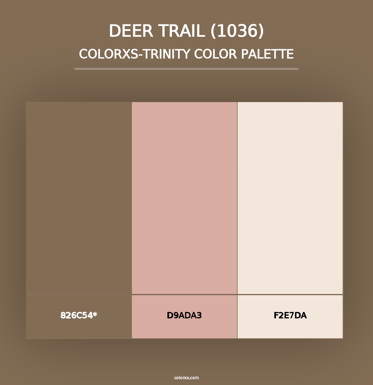 Deer Trail (1036) - Colorxs Trinity Palette