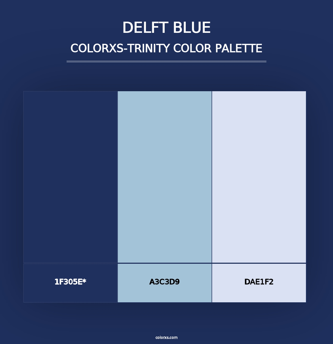 Delft blue - Colorxs Trinity Palette