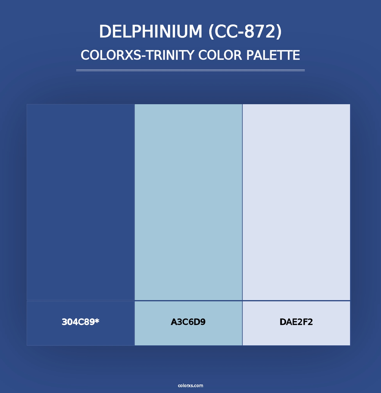 Delphinium (CC-872) - Colorxs Trinity Palette