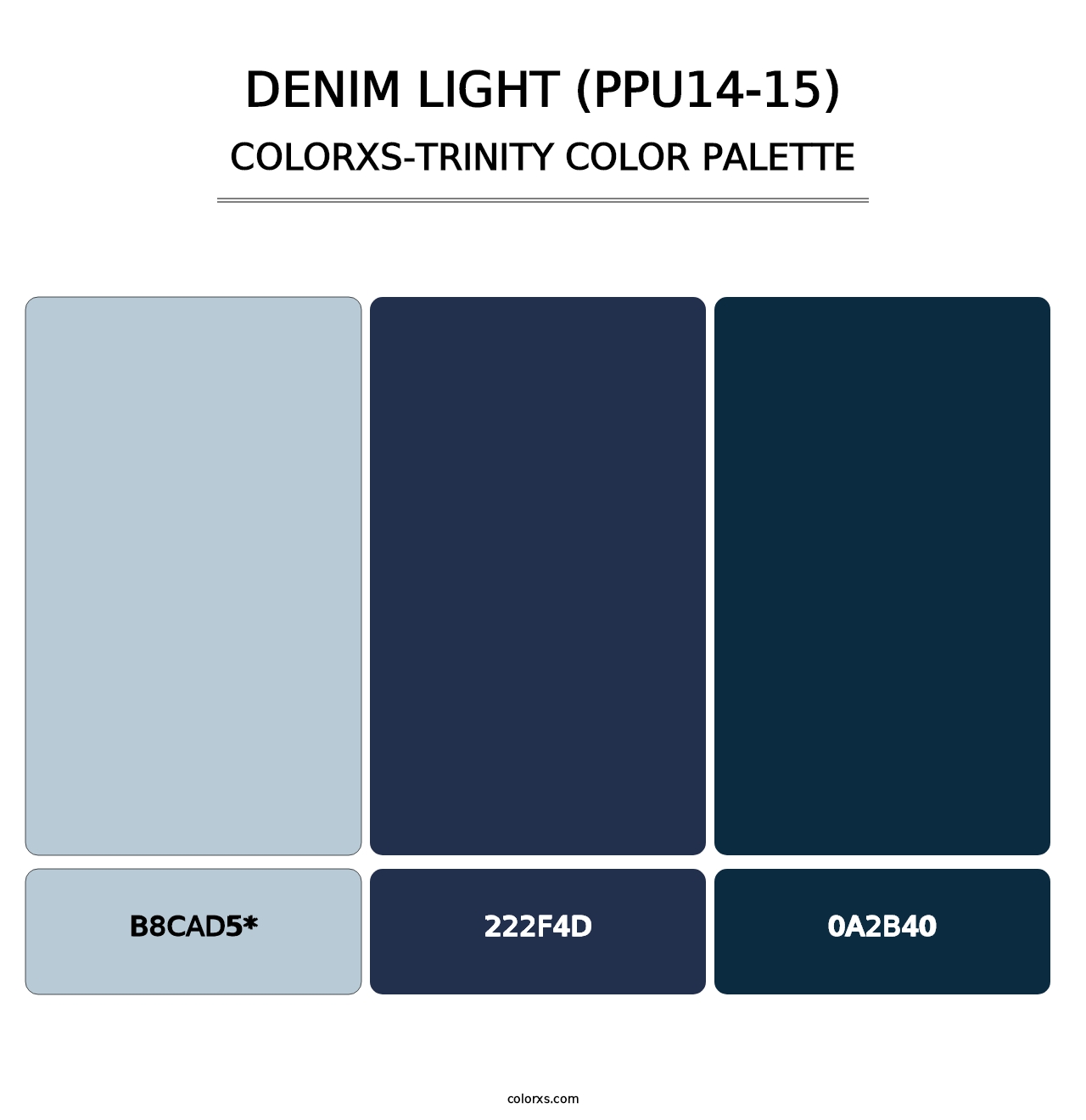 Denim Light (PPU14-15) - Colorxs Trinity Palette