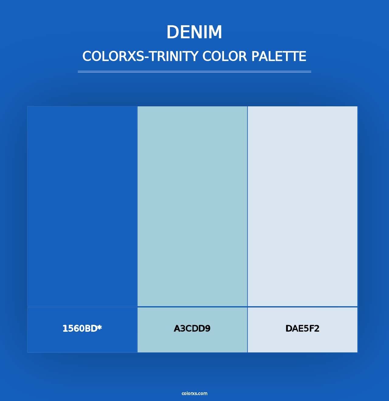 Denim - Colorxs Trinity Palette