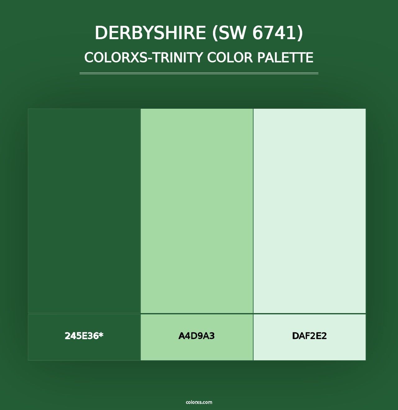 Derbyshire (SW 6741) - Colorxs Trinity Palette