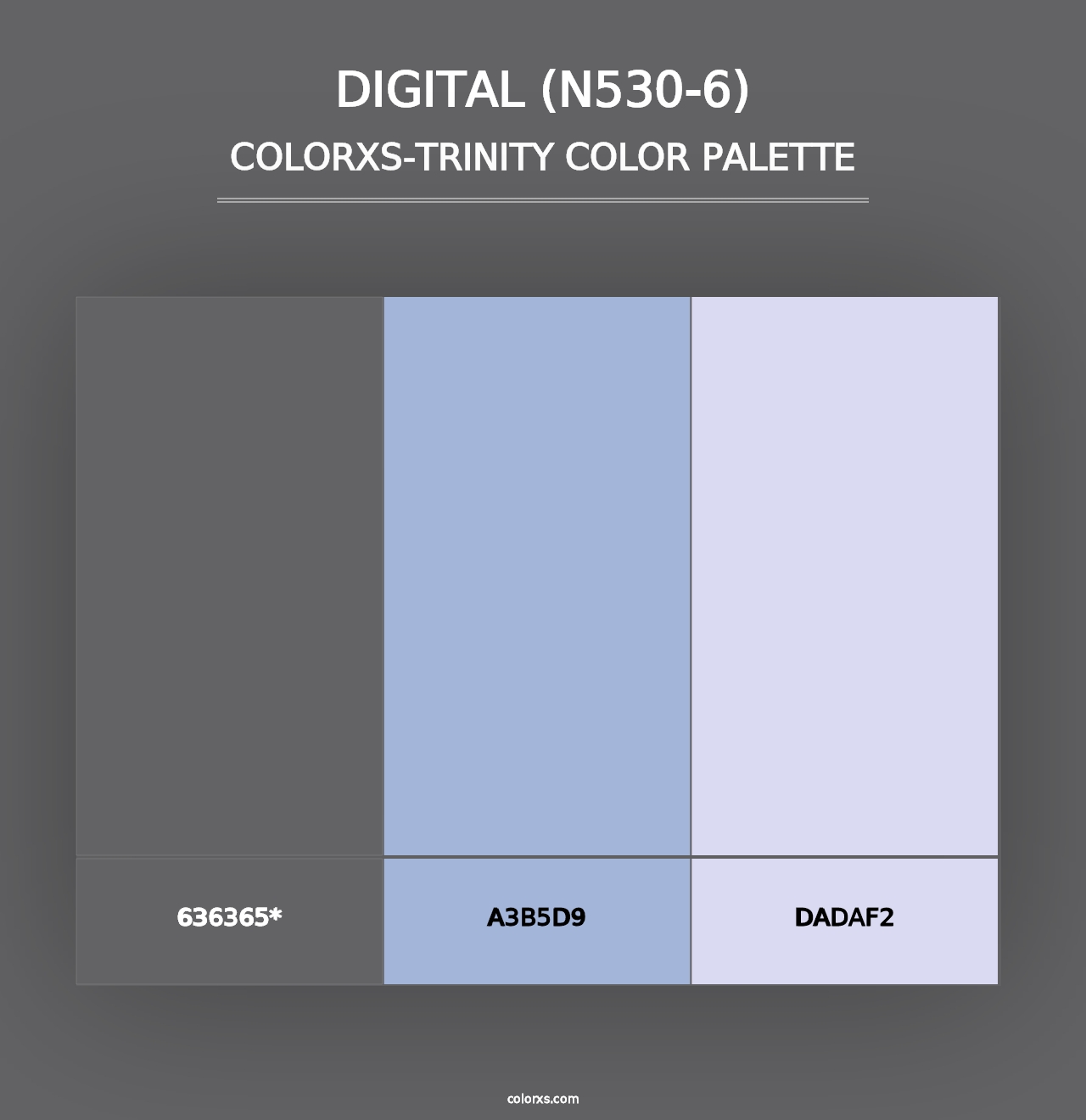 Digital (N530-6) - Colorxs Trinity Palette