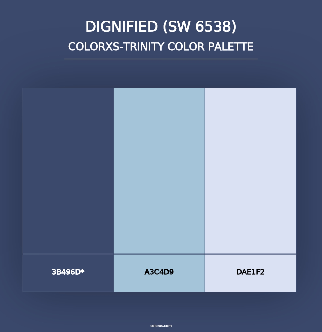 Dignified (SW 6538) - Colorxs Trinity Palette