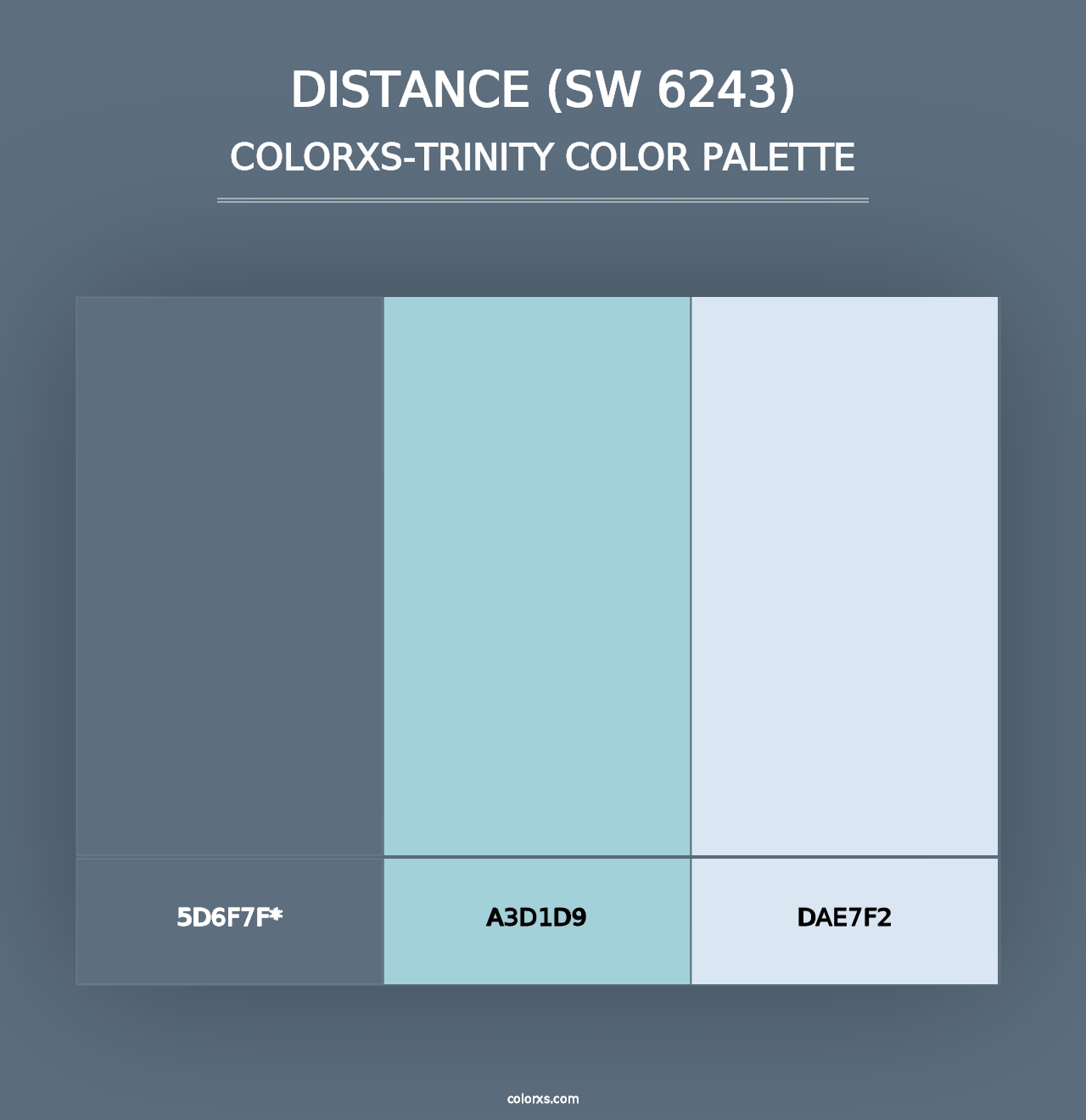 Distance (SW 6243) - Colorxs Trinity Palette