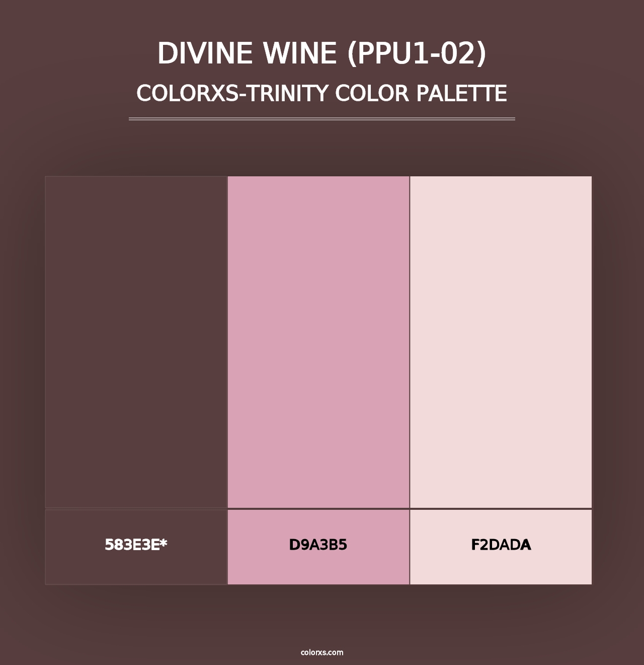 Divine Wine (PPU1-02) - Colorxs Trinity Palette