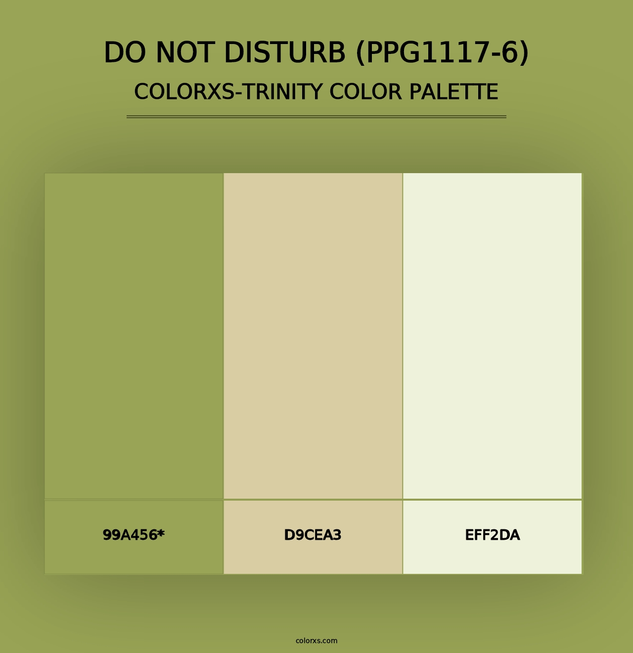 Do Not Disturb (PPG1117-6) - Colorxs Trinity Palette