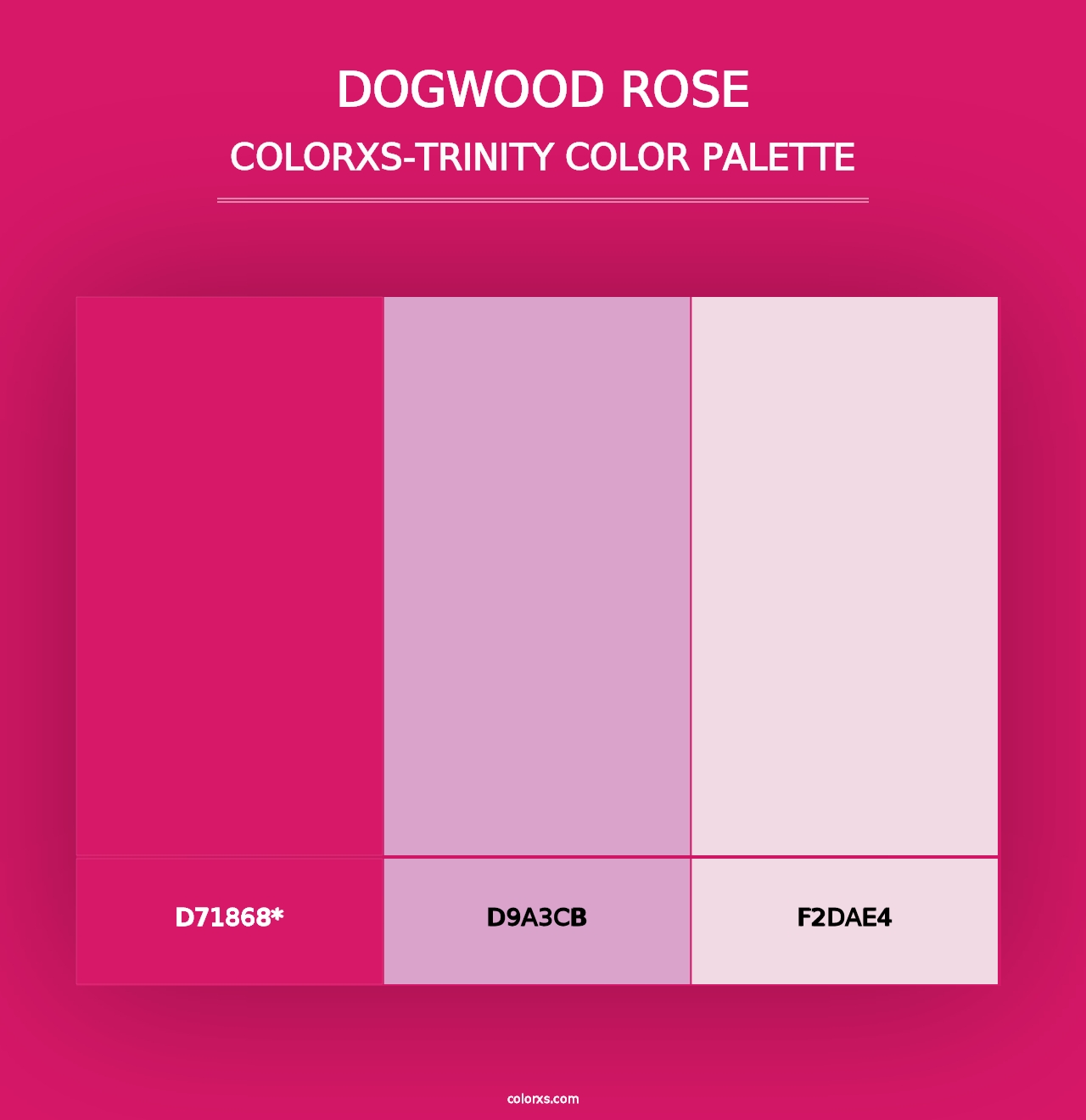 Dogwood Rose - Colorxs Trinity Palette