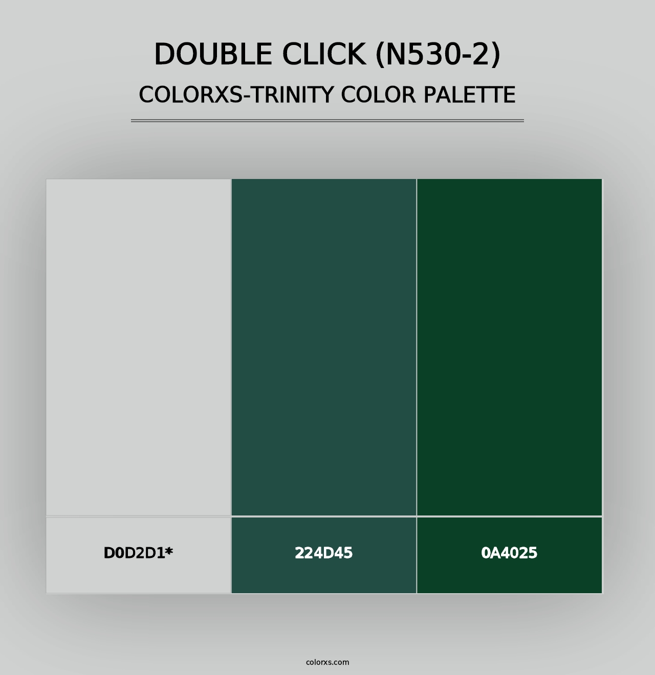 Double Click (N530-2) - Colorxs Trinity Palette