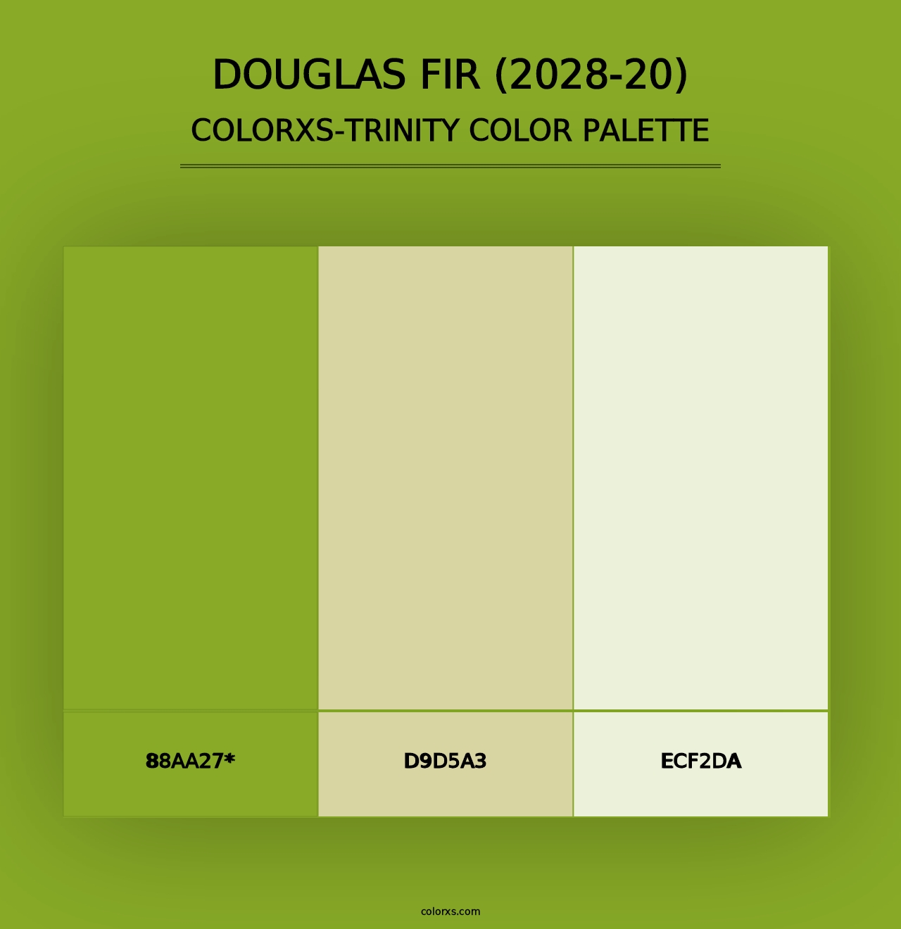 Douglas Fir (2028-20) - Colorxs Trinity Palette