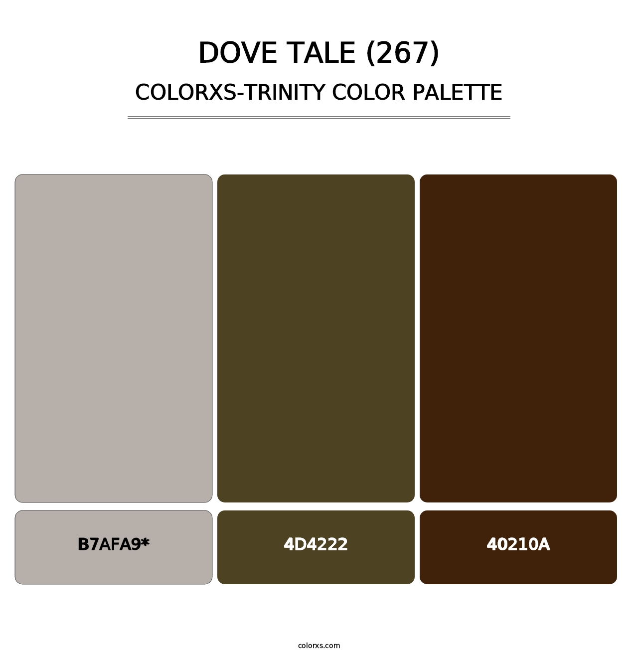 Dove Tale (267) - Colorxs Trinity Palette