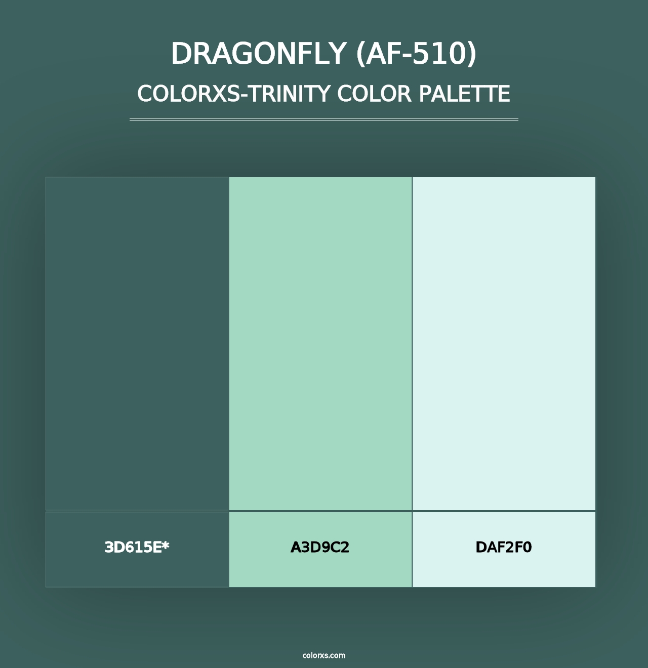 Dragonfly (AF-510) - Colorxs Trinity Palette