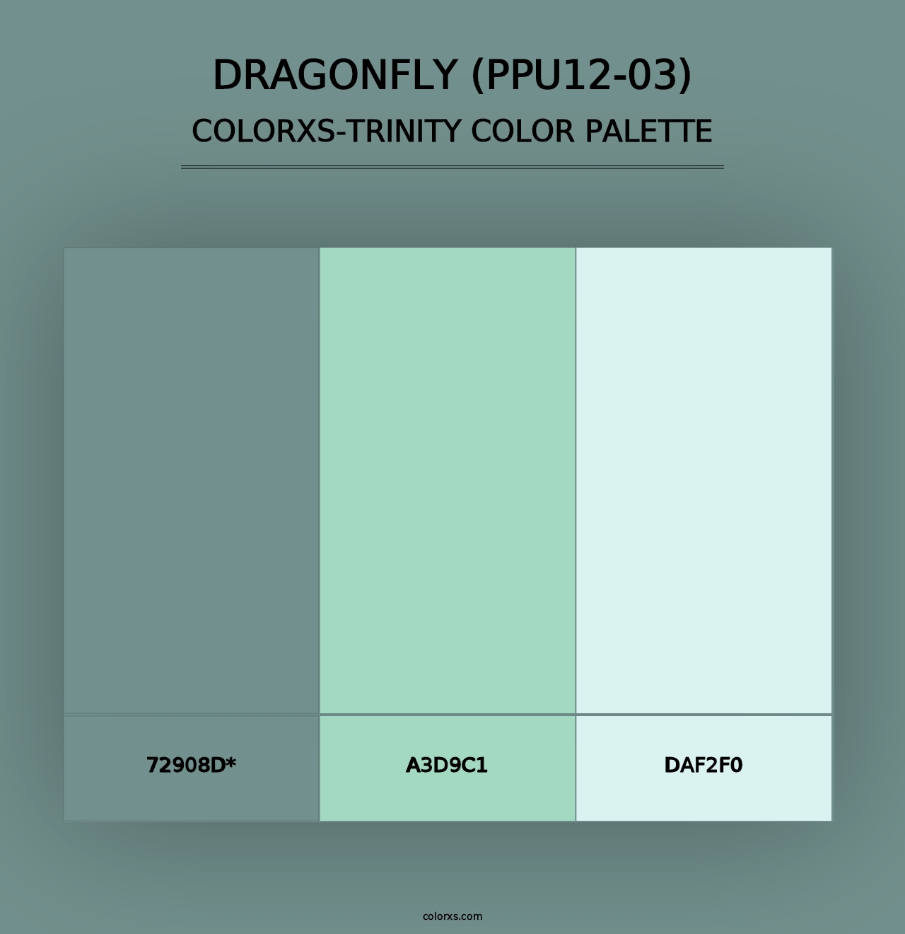 Dragonfly (PPU12-03) - Colorxs Trinity Palette