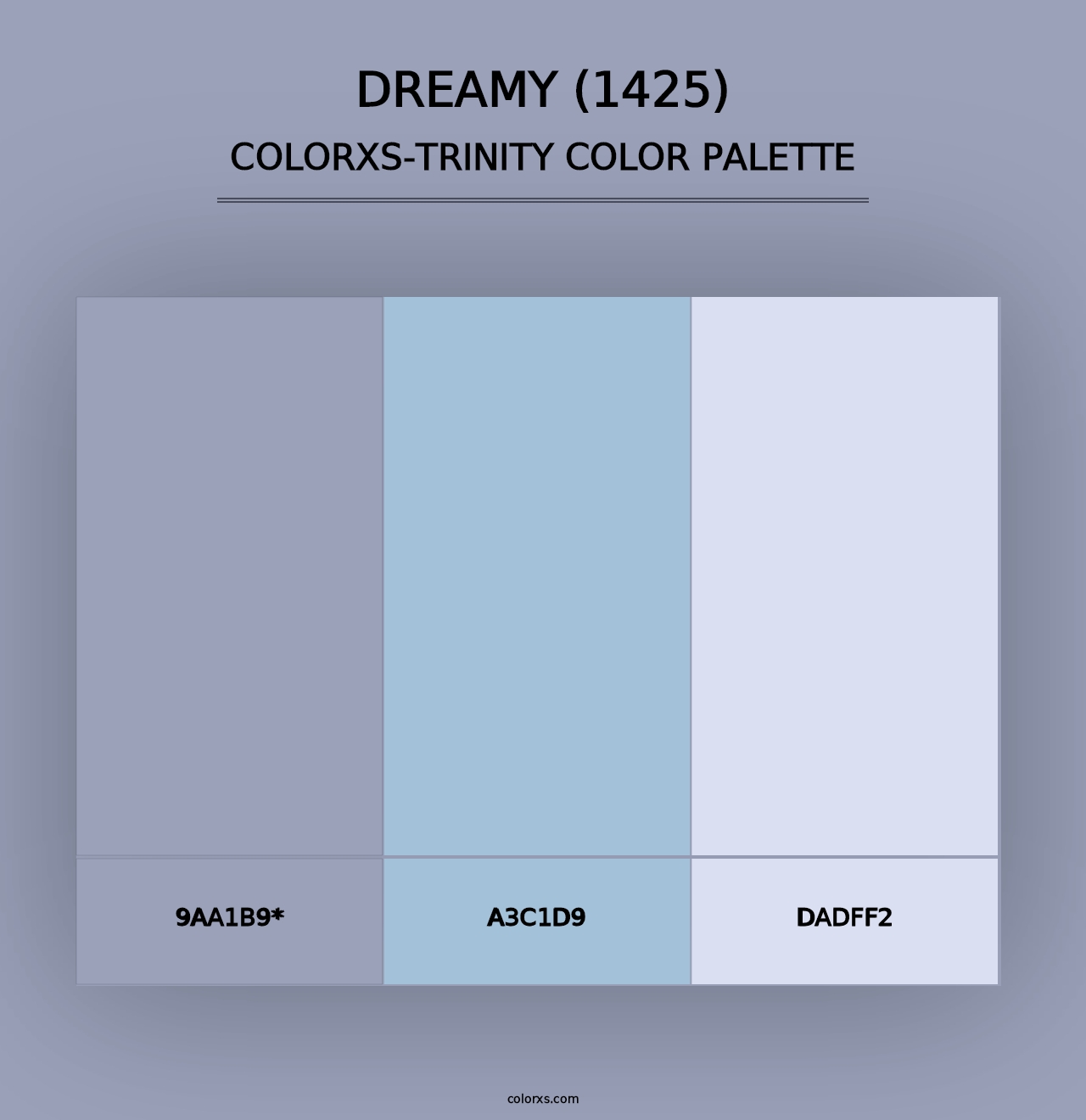 Dreamy (1425) - Colorxs Trinity Palette