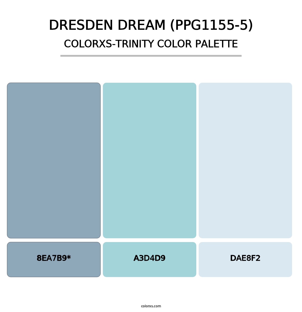 Dresden Dream (PPG1155-5) - Colorxs Trinity Palette