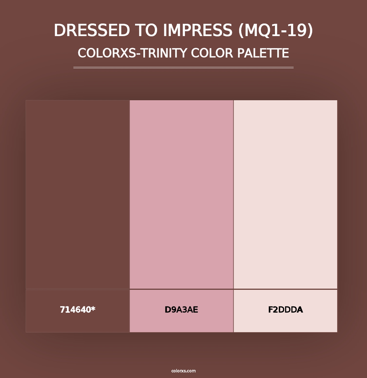 Dressed To Impress (MQ1-19) - Colorxs Trinity Palette